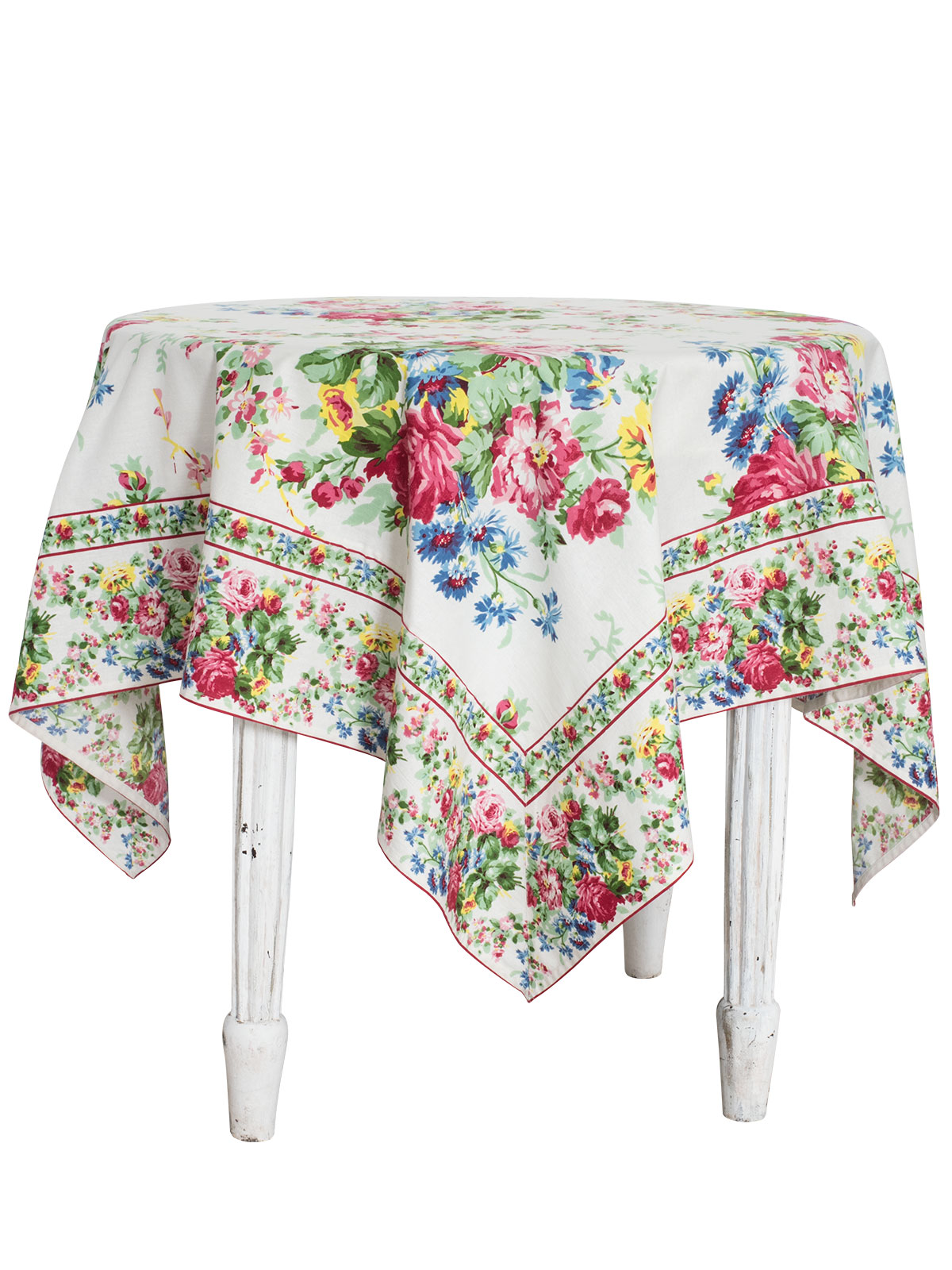 Cottage Rose Tablecloth Kitchen & Table Linens, Tablecloths