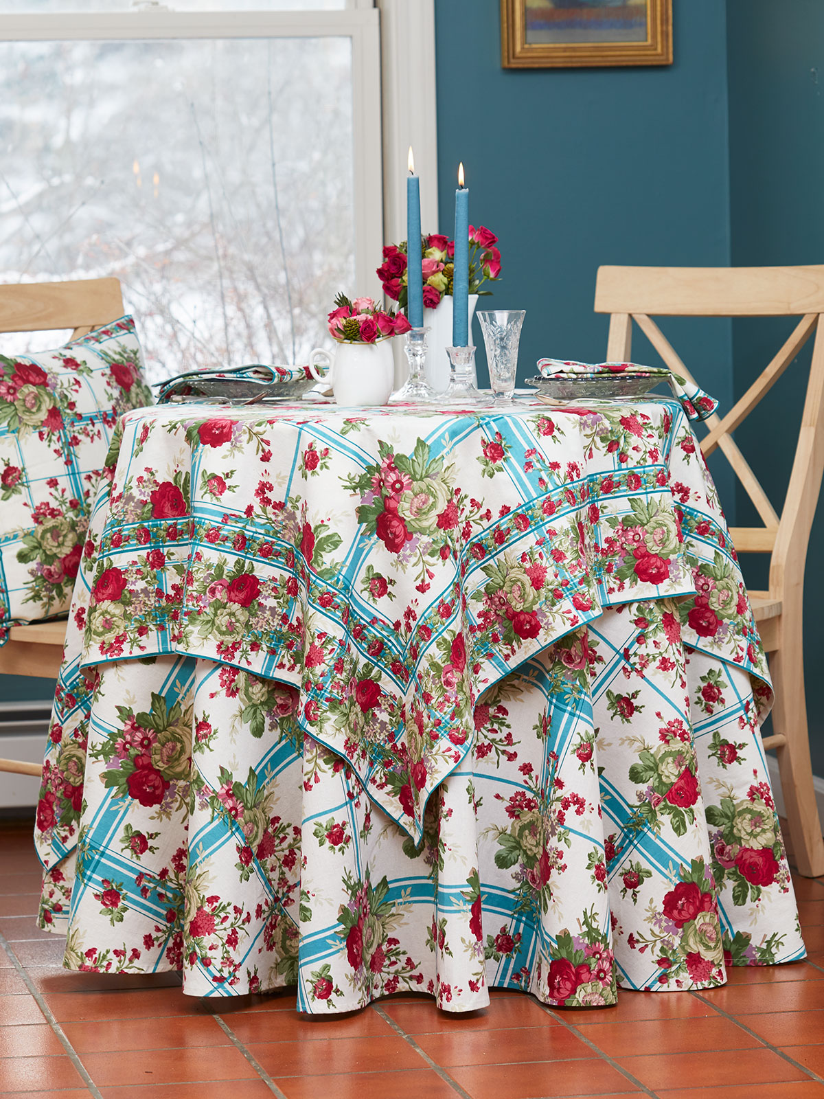 Cornwall Cottage Tablecloth Kitchen & Table Linens, Tablecloths