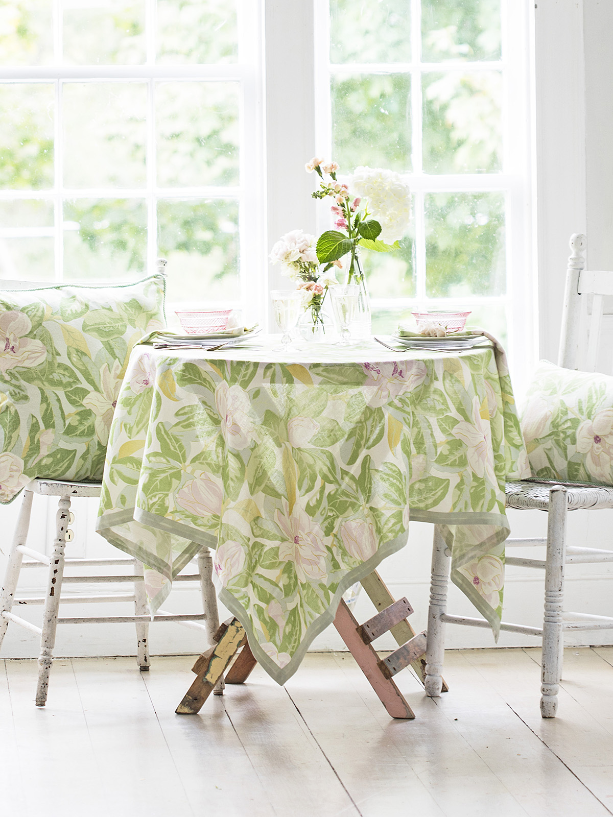 Magnolia Linen Tablecloth Attic Sale, Linens & Kitchen Attic