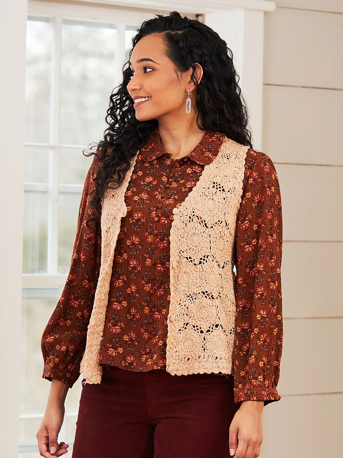 Vintage Crochet Vest | Attic Sale 