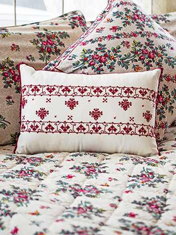 Lucia Embroidered Cushion