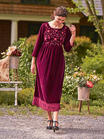 Francesca Velvet Dress