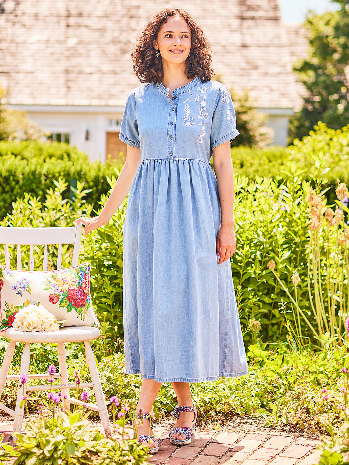 Lavinia Prairie Dress  Ladies Clothing, Dresses & Jumpsuits :Beautiful  Designs by April Cornell