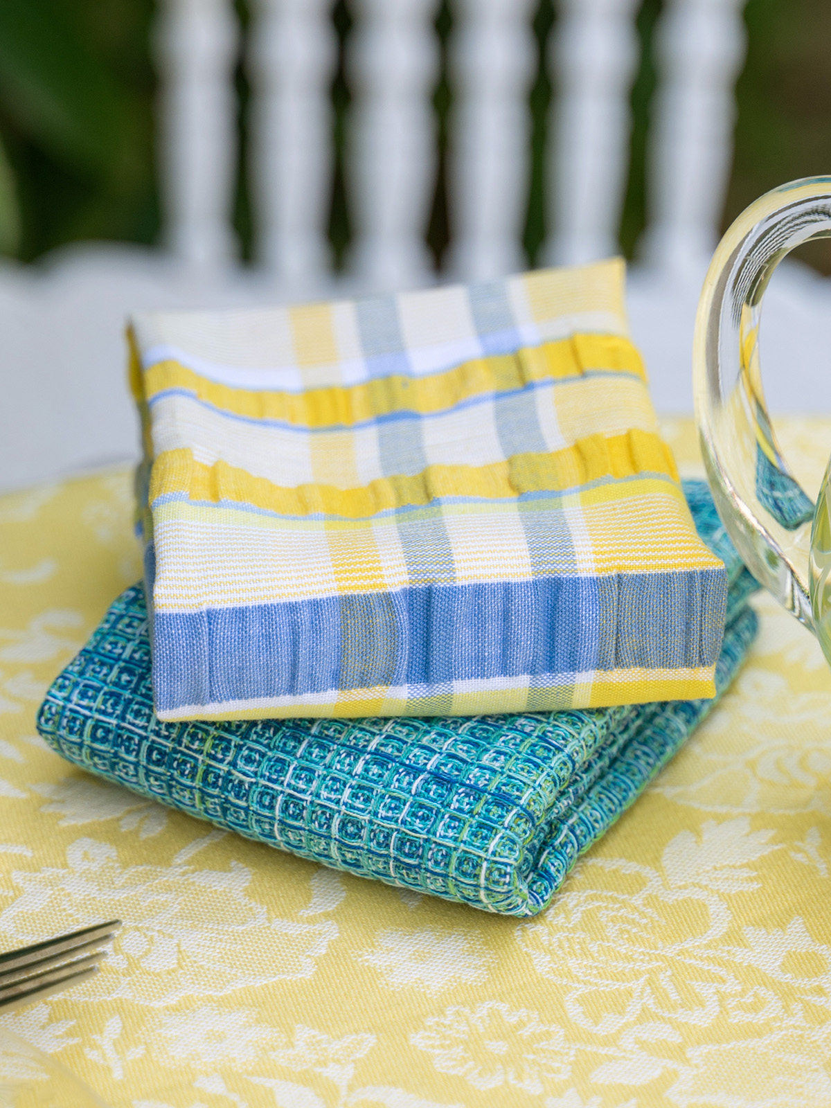 Lakeside Mix Napkin Set of 4 Kitchen & Table Linens, Napkins