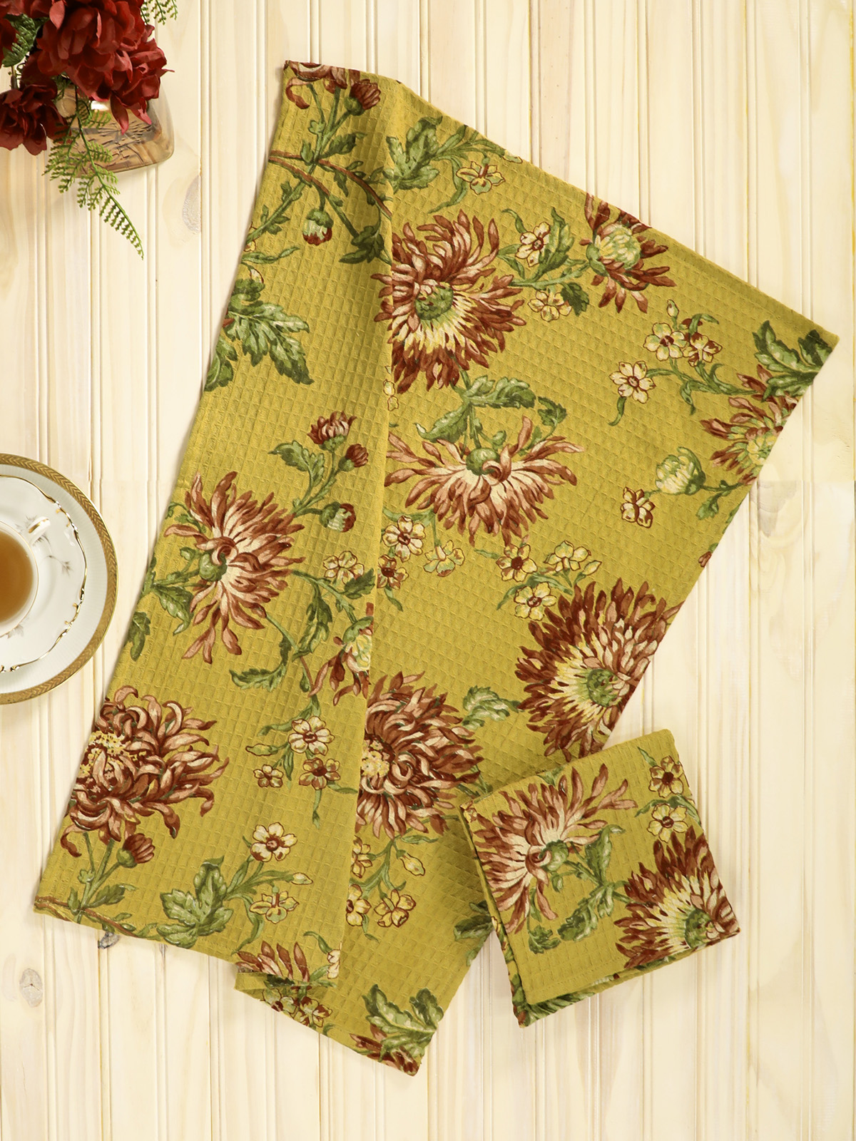 Chrissy Tea Towel Set of 2 Kitchen & Table Linens, Tea Towels & Tea Cozies Beautiful Designs