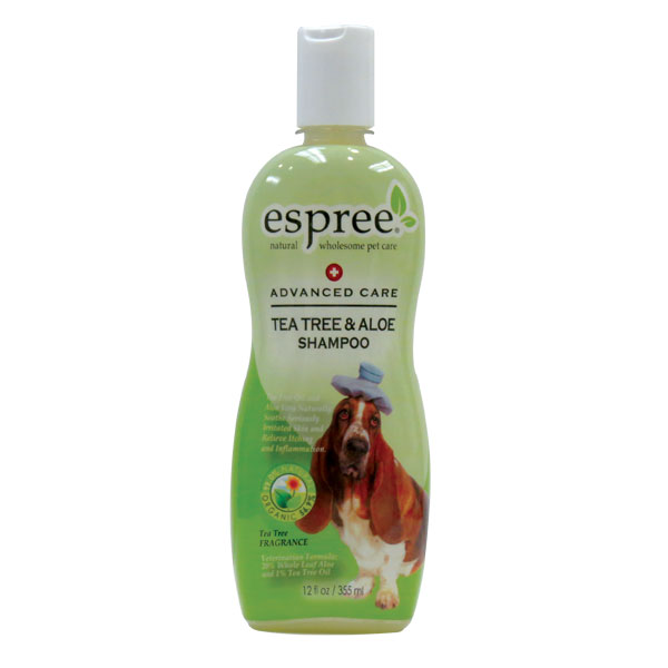 Tea Tree & Aloe Medicated Shampoo for Dried Skin Disorders Puppy Safe