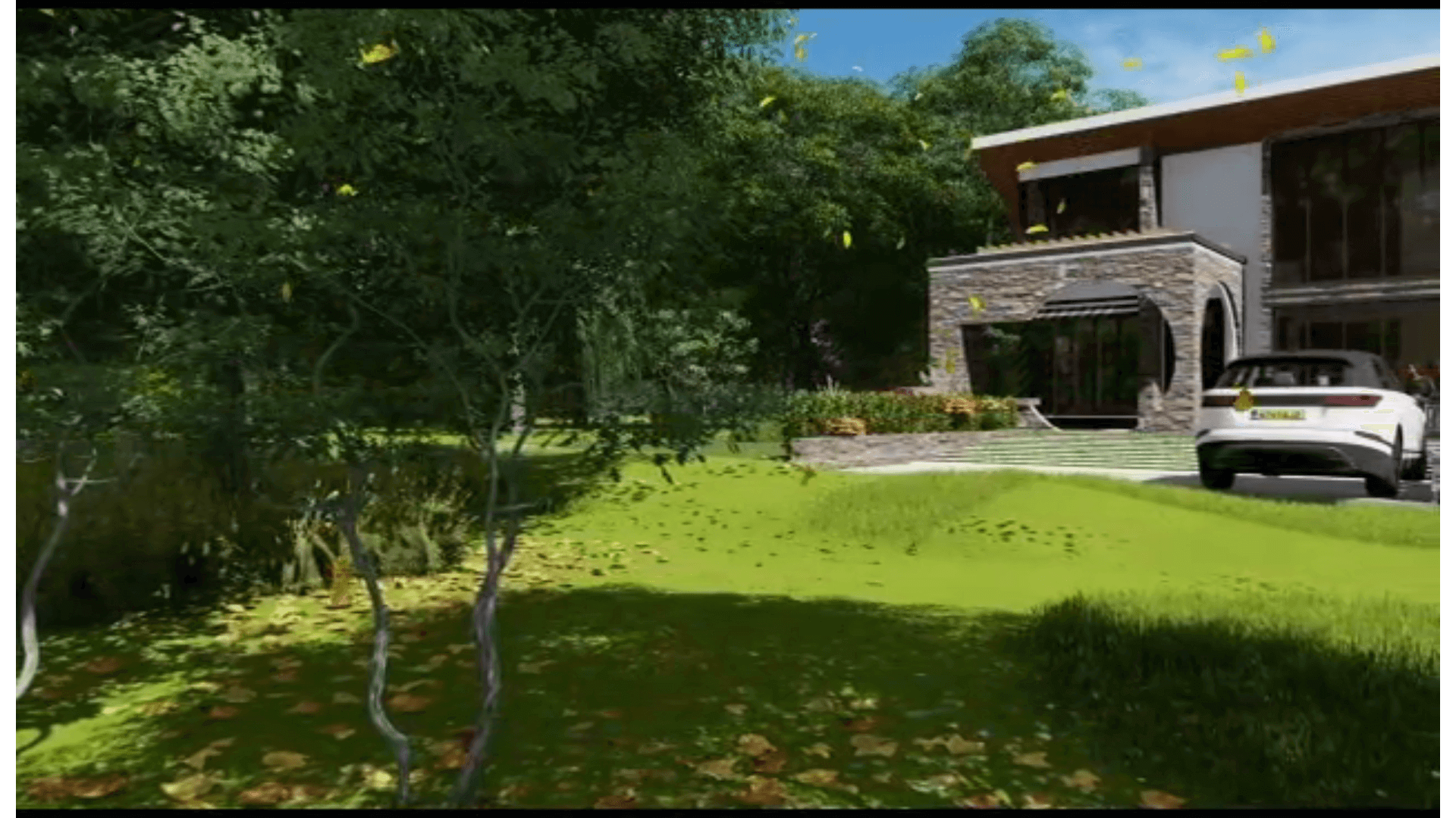 Lush Green Residential Property