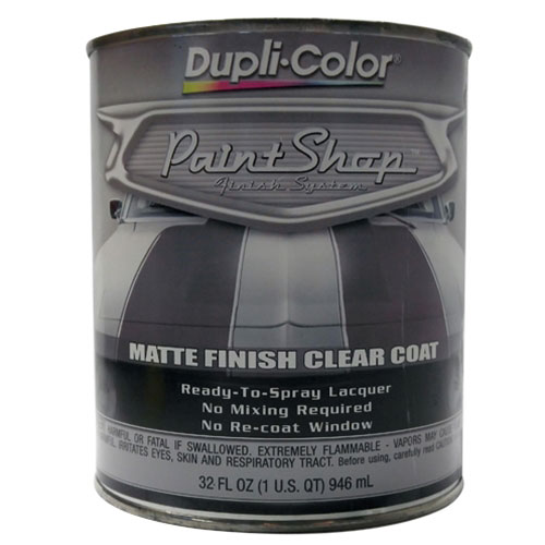DupliColor Paint Shop Finishing System Clear Coat Matte Finish BSP307