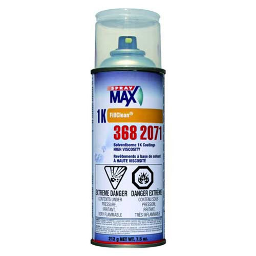 SprayMax 1K Empty FillClean® Solventborne Aerosol Can High Viscosity