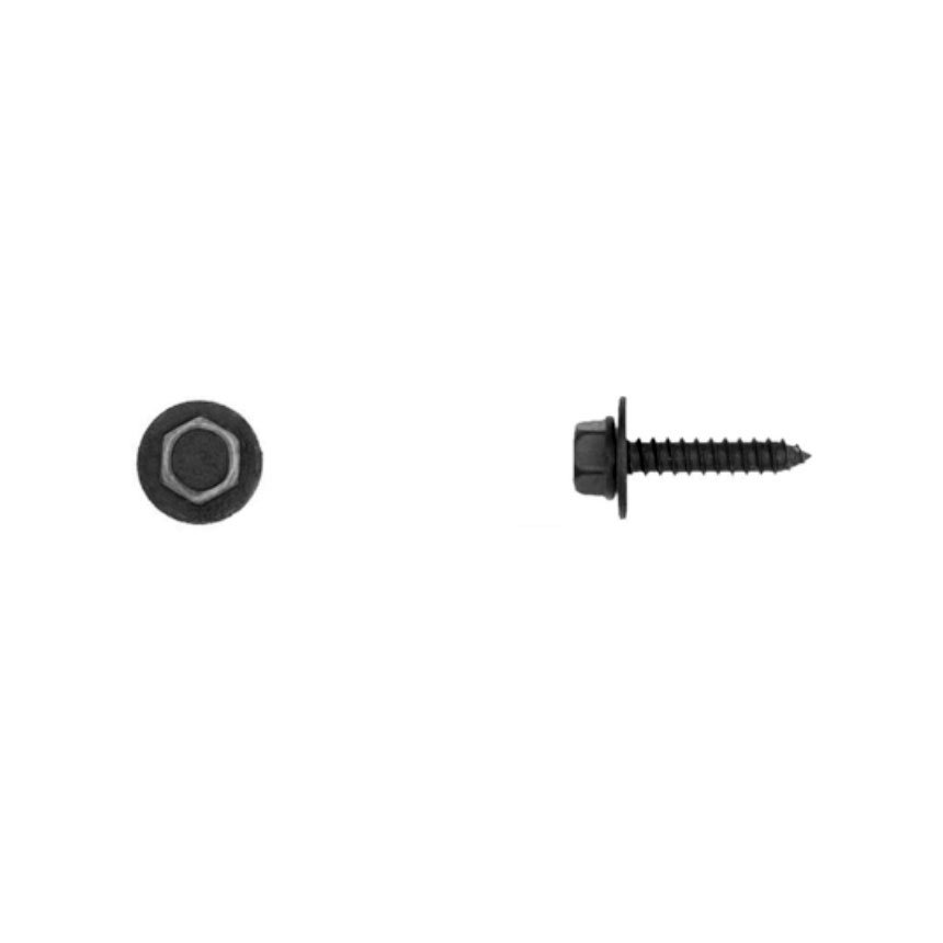 Disco Automotive 4.2 X 20MM Indented Hex Hd. Black Sheet Metal Screw