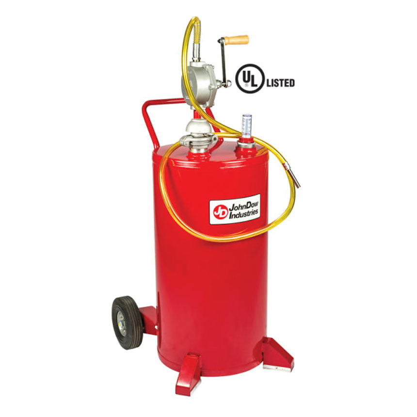 John Dow 25Gallon Gas Caddy JDIFC25GC, Gas Caddies Auto Body Toolmart