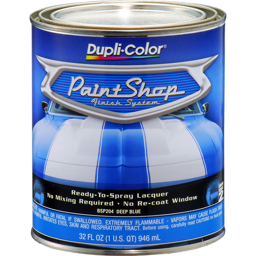 DupliColor Paint Shop Finishing System Deep Blue Paint BSP204