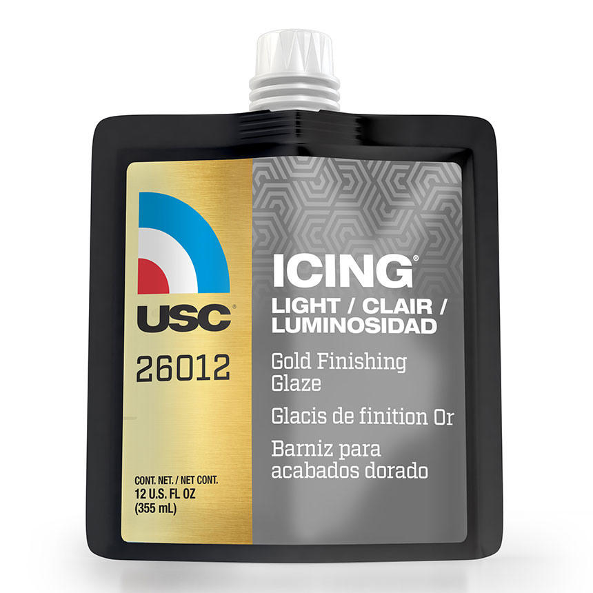 USC Icing Lite Gold Finishing Glaze 26012, Putty & Glaze Auto Body Toolmart