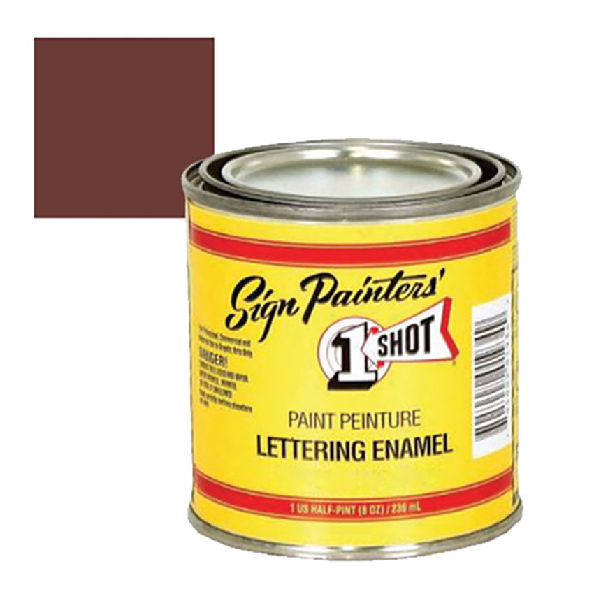 1 Shot Medium Brown Lettering Enamel 114 Car Lettering Paint