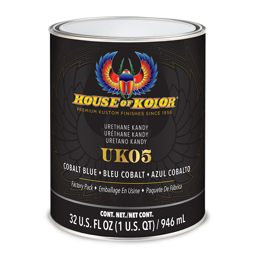 House of Kolor Cobalt Blue Kandy Acrylic Urethane Quart UK5Q