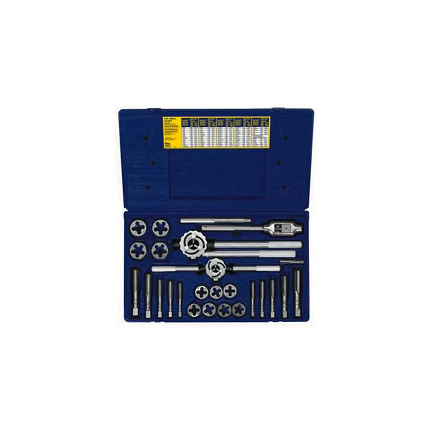 Irwin 25pc Metric Tap & Hex Die Set 97311, Tap and Die Auto Body