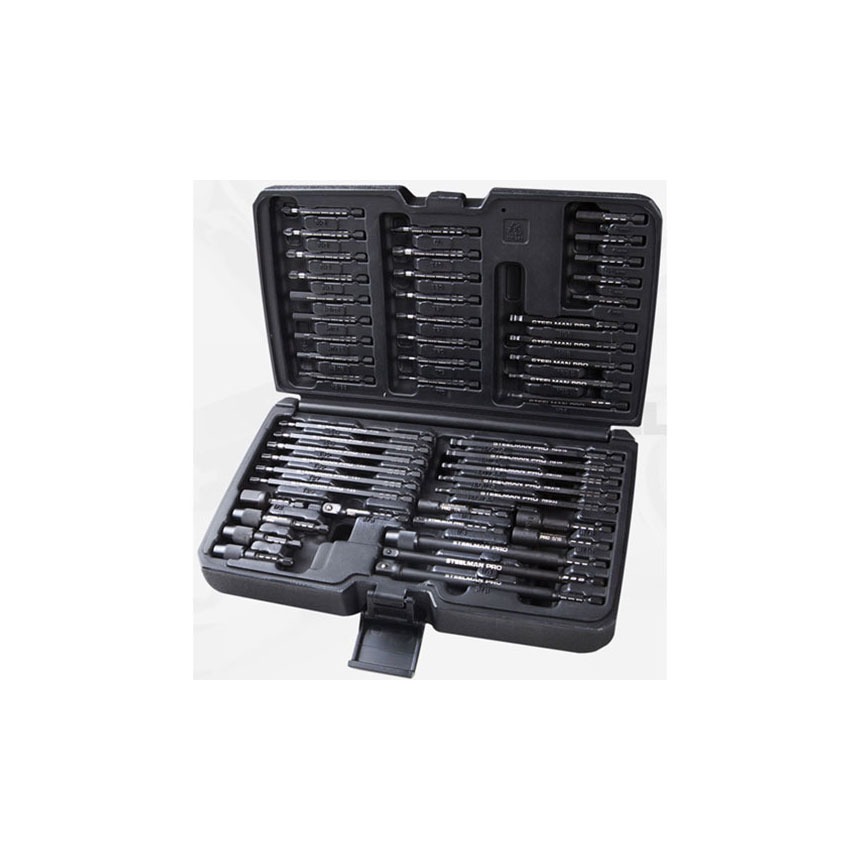 Steelman 50 Pc. Impact Grade Bit Set 78633, Drill Bits Auto Body