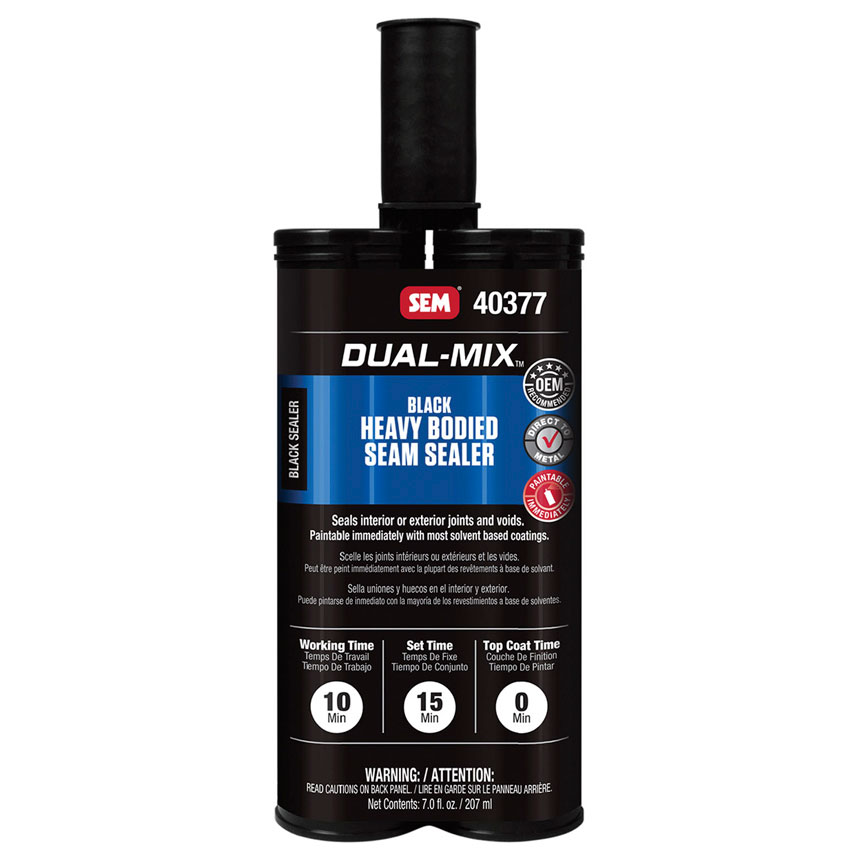 SEM Heavy Bodied Black Seam Sealer 40377, Sealers Auto Body Toolmart