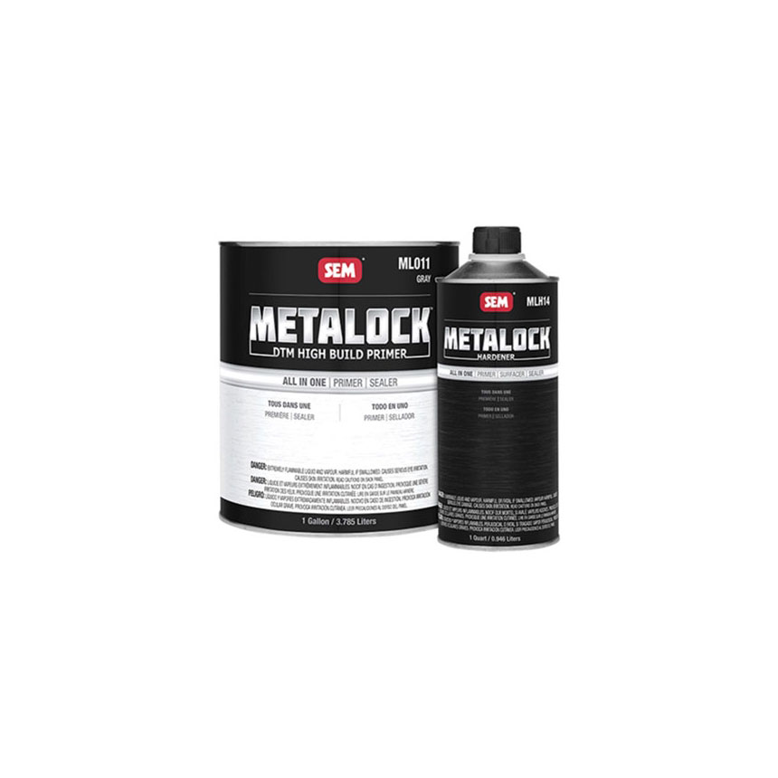 SEM Metalock DTM High Build Gray Primer Kit ML010
