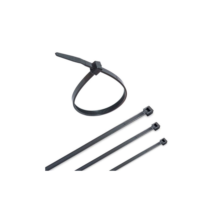 ATD Tools 400 Pc. Black UV Stabilized Nylon Cable Tie Assortment