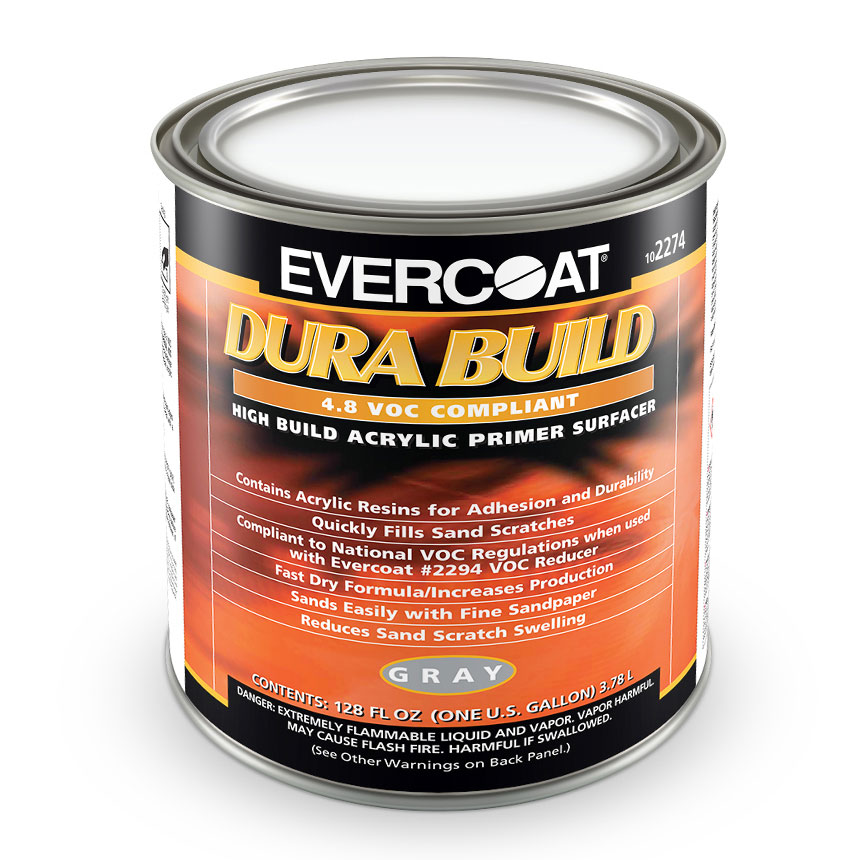 Evercoat Dura Build Acrylic Primer Surfacer Gray Auto Primer