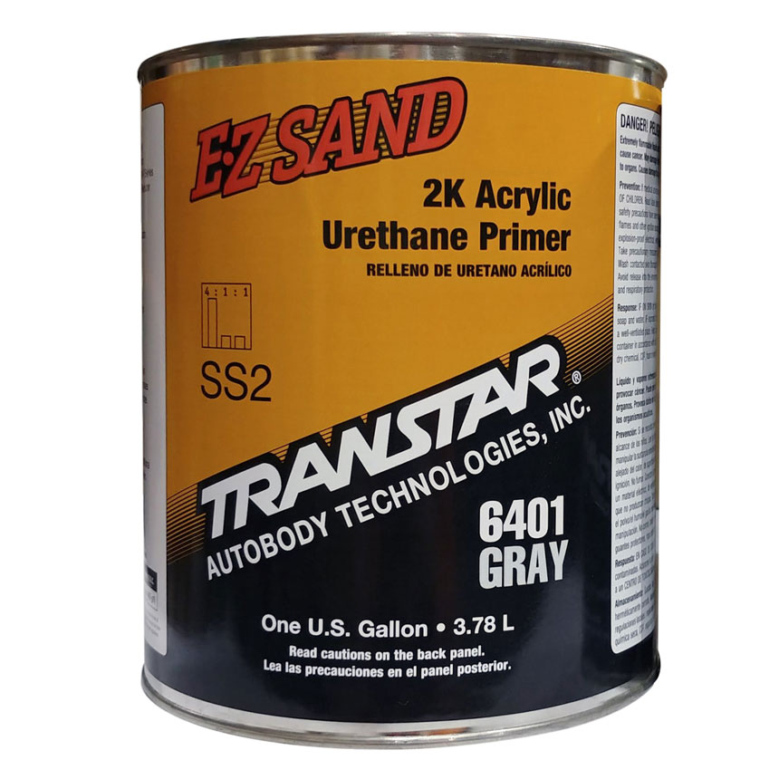 Transtar 2K EZ Sand Acrylic Urethane Primer Gray Gallon 6401