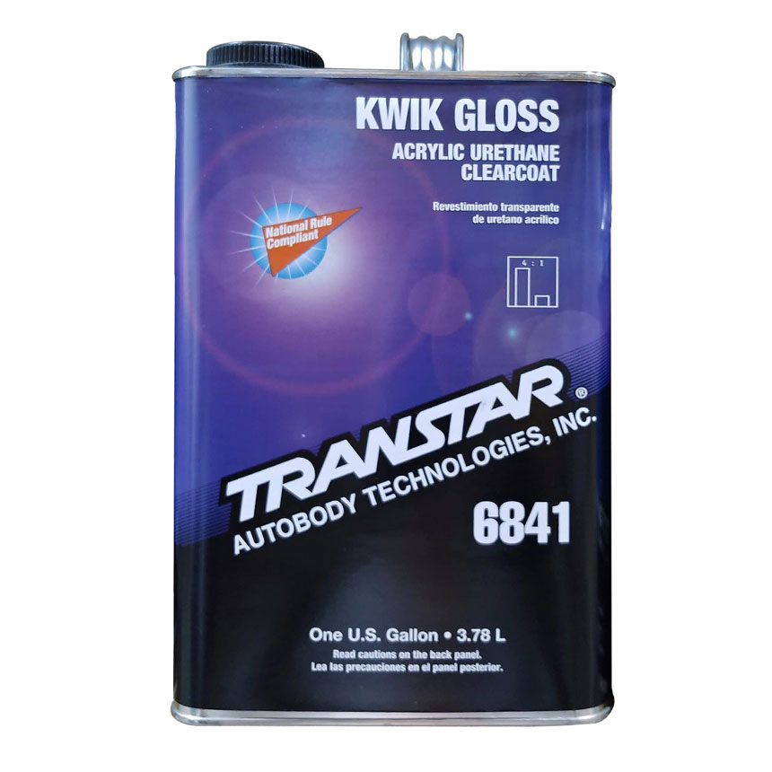 Transtar Low V.O.C. Kwik Gloss Acrylic Urethane Clearcoat 6841