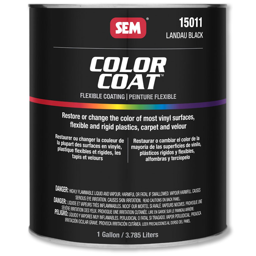 SEM Color Coat (Landau Black) Automotive Paint
