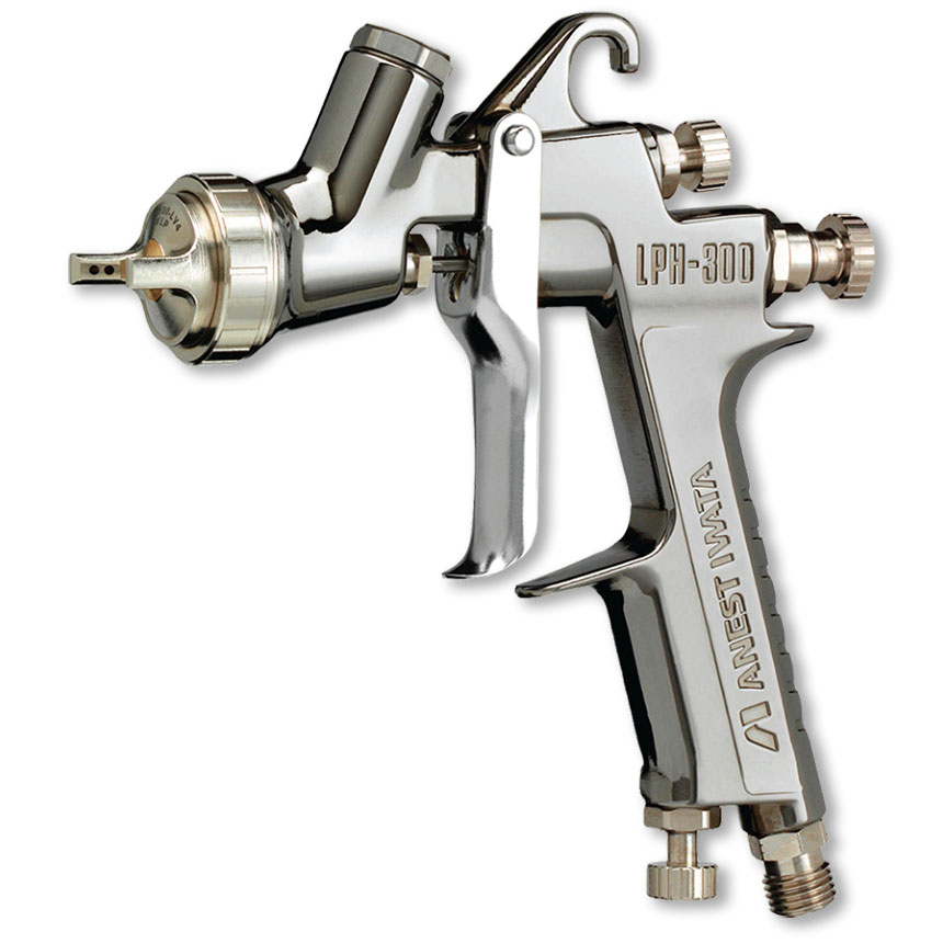 Anest Iwata Compact Gravity Feed HVLP Paint Gun LPH300LV
