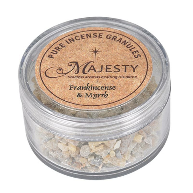 Majesty Incense Frankincense & Myrrh 1.5 oz container, Church
