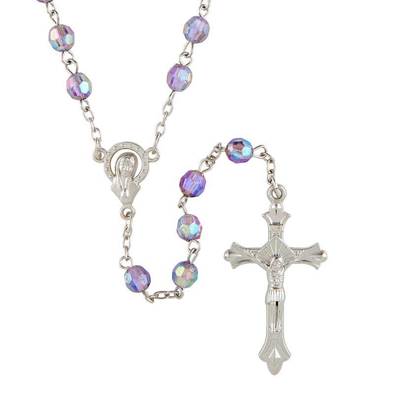 Amethyst Crystal Rosary