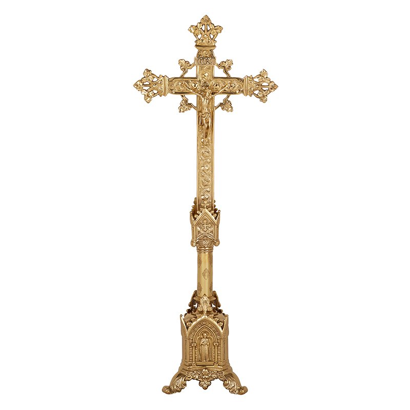 Sudbury Brass™ Trinity Series Altar Crucifix, Church Supplies Autom