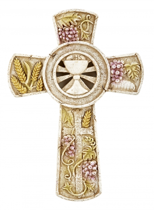 Chalice and Host First Communion Wall Cross 3/pk Sacramental & Seasonal