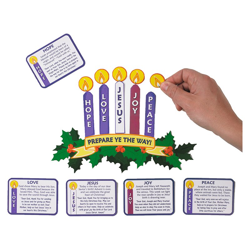 Learning Advent Wreath Set 12 sets/pk, Advent Autom