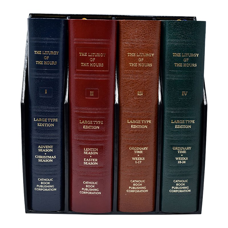 Liturgy of the Hours 4 Volume Set (Large Print Edition), Bibles/Books