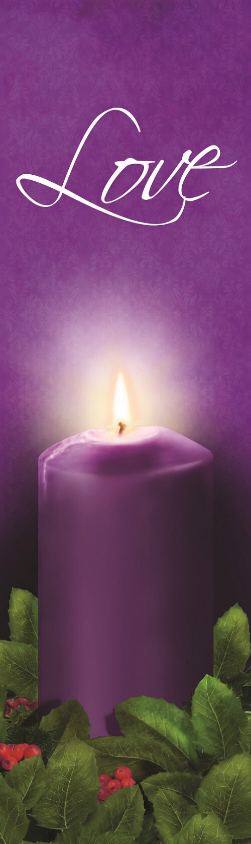 Love Advent Banner Church Supplies