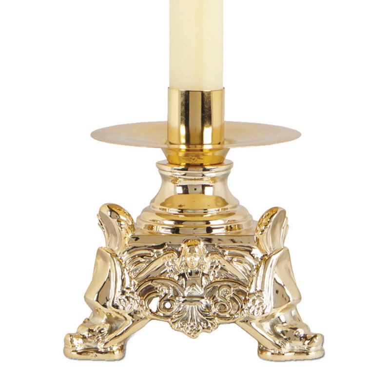 Guardian Angel Resin Candlestick
