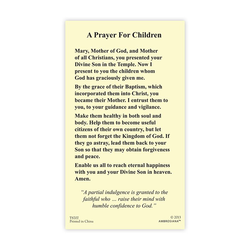 Prayers for the family unit image