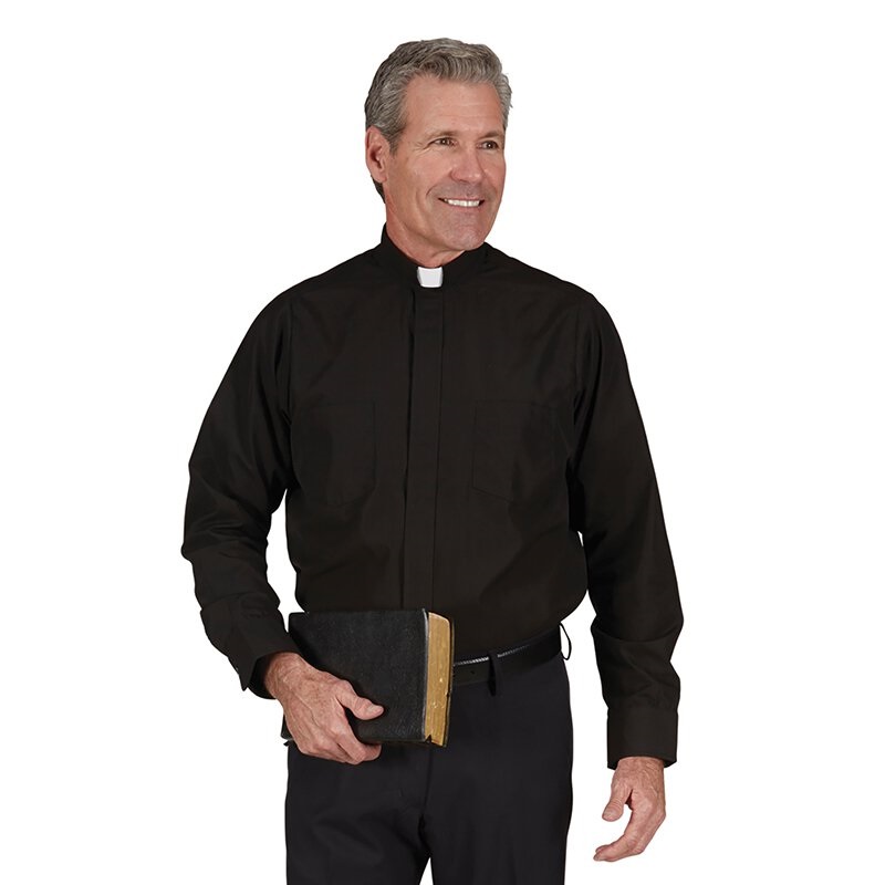 slim fit clerical shirts