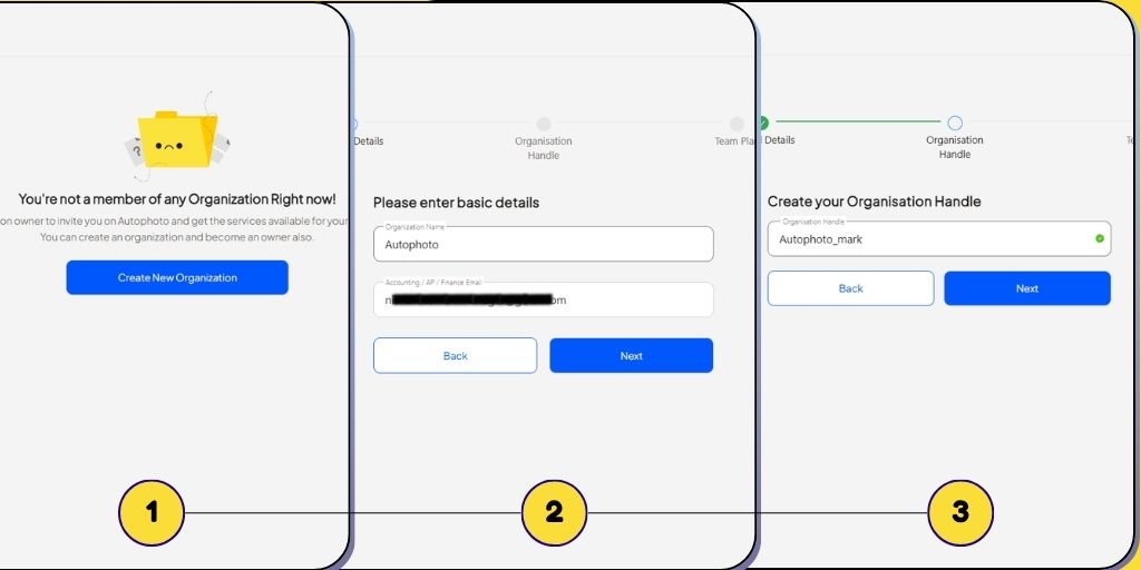 Autophoto Setting Up Organization