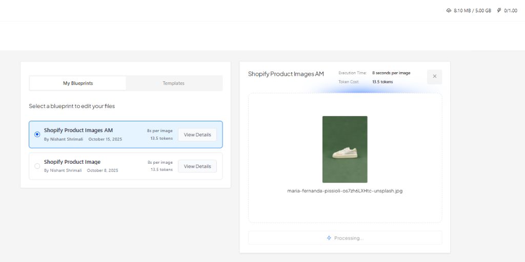 Run Quick Edit Batch to Test AI Blueprint