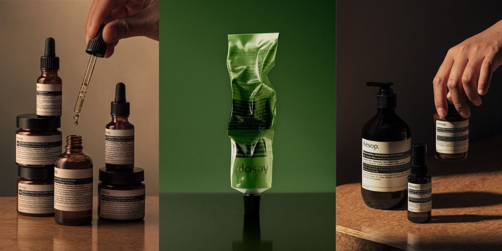 Aesop Gradient product photography background 