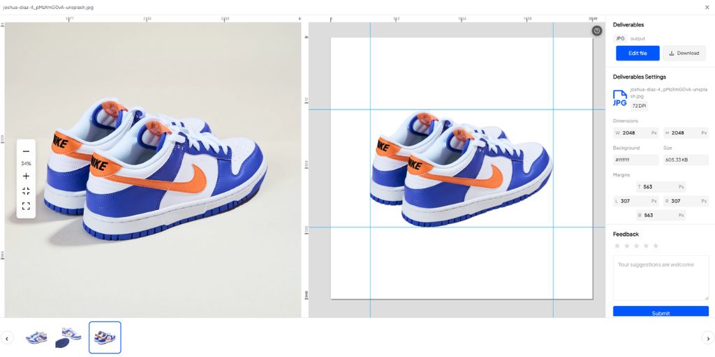Creating Bluepring in Autophoto for photo editing