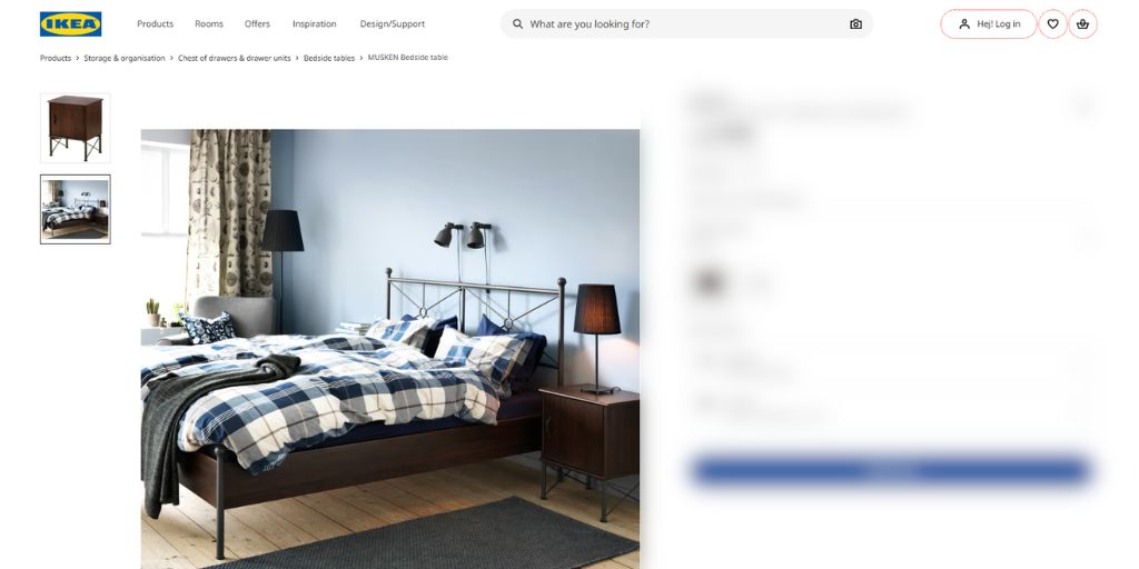 IKEA Lifestyle product photography background 