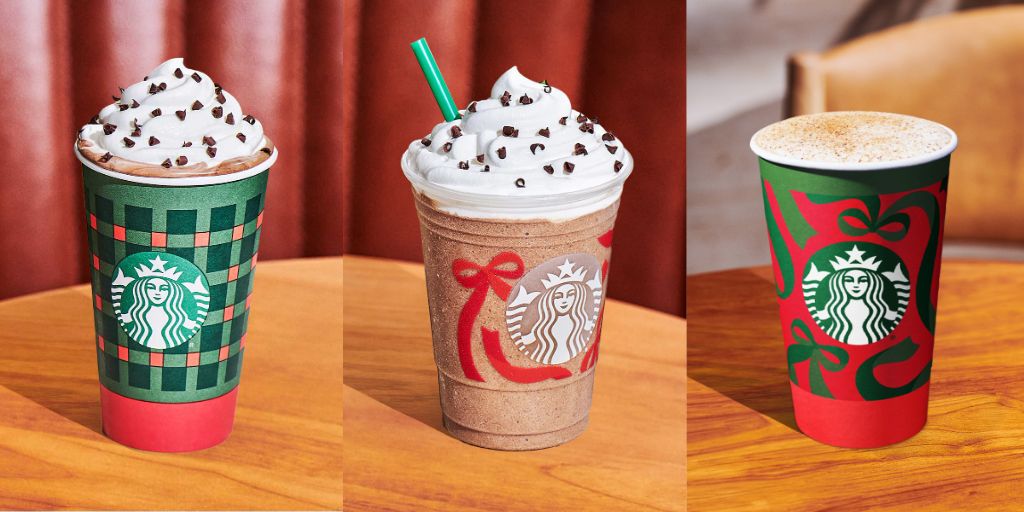 Starbucks Seasonal product photography background 