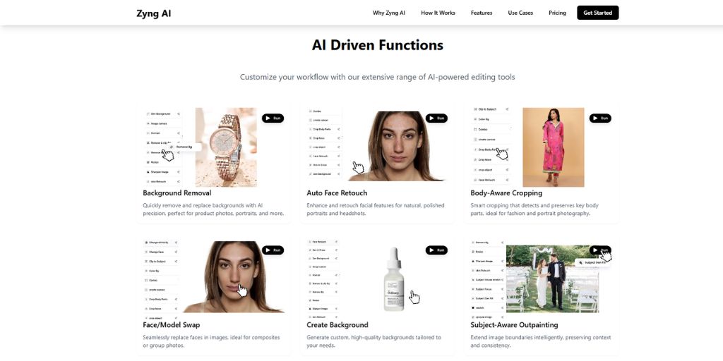 Image Editing Software - Zyng AI