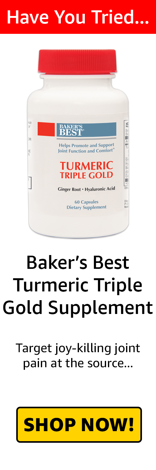 Turmeric Triple Gold Supplement, Special Reports Baker's Best Health
