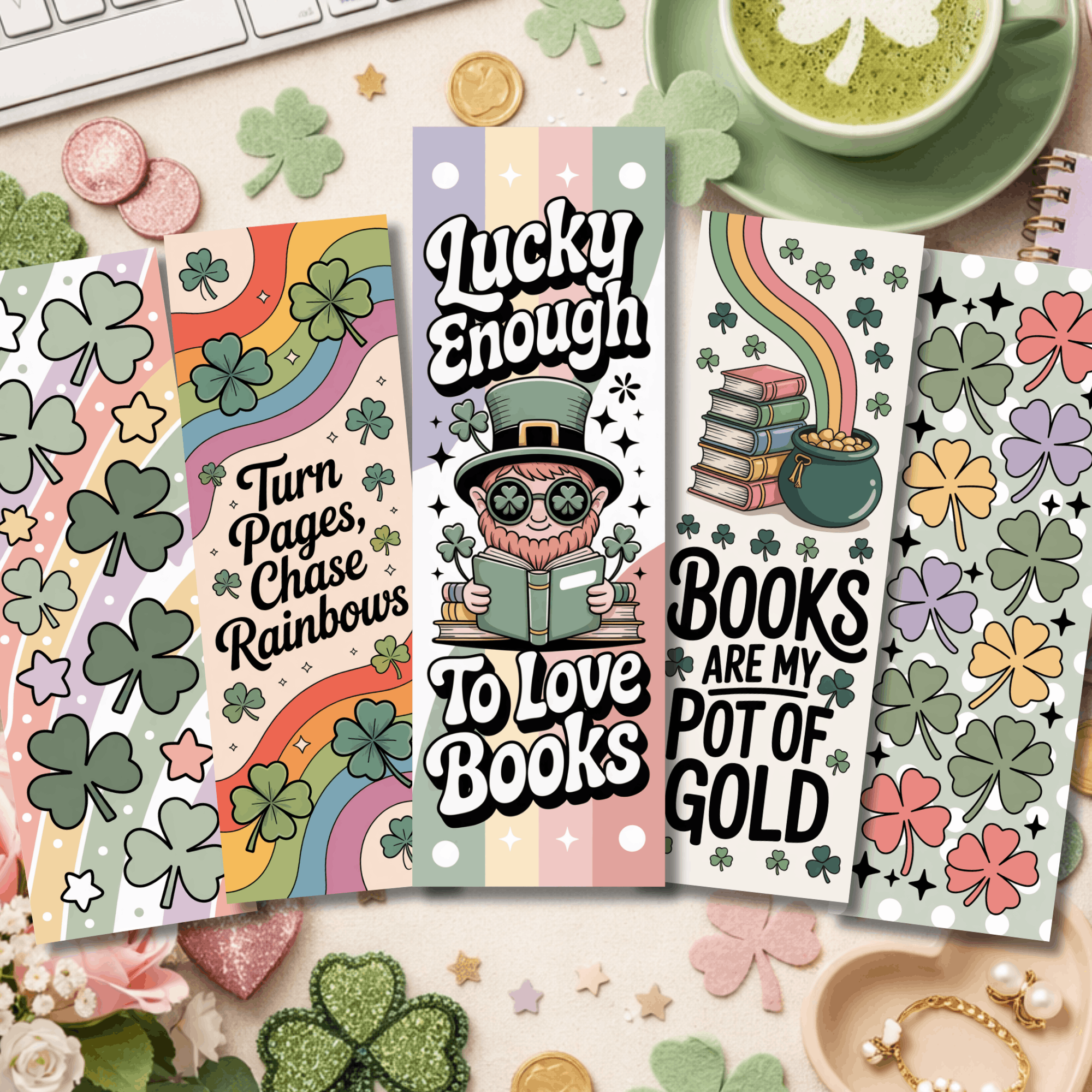 St Patrick's Day Printable Bookmarks
