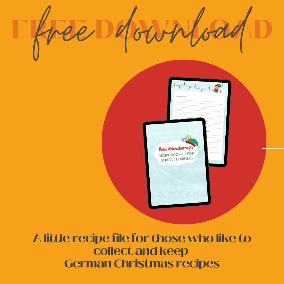 Meine Weihnachtsrezepte - A Christmas Recipe Journal for German Learners