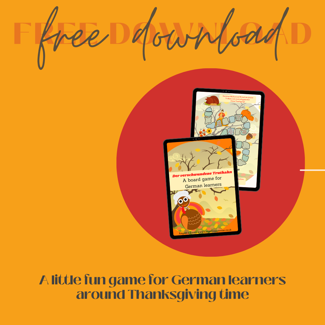 Der verschwundene Truthahn - a board game for German learners